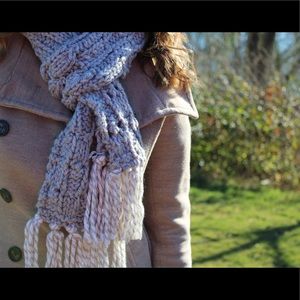 Chunky Handknit Scarf
